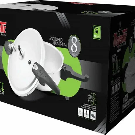 Majestic Elite Wok 8 Ltr Cooker with Glass Lid