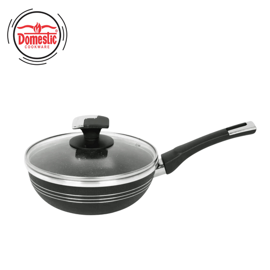 Non Stick Single Handle wok with Lid