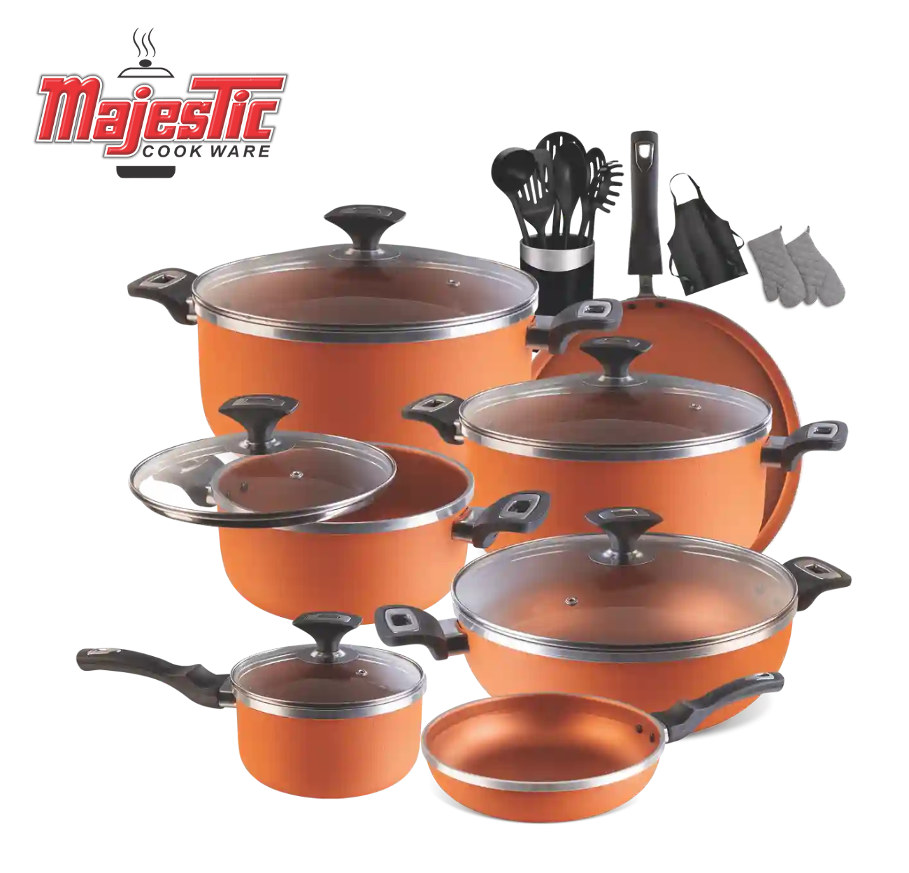 Majestic Forging Gift Set – 21 PCs (Dragon Gold Coated)