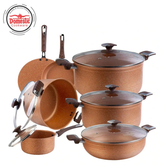 NonStick Jumbo Gift Set – 22 Pcs (Marble Coated)